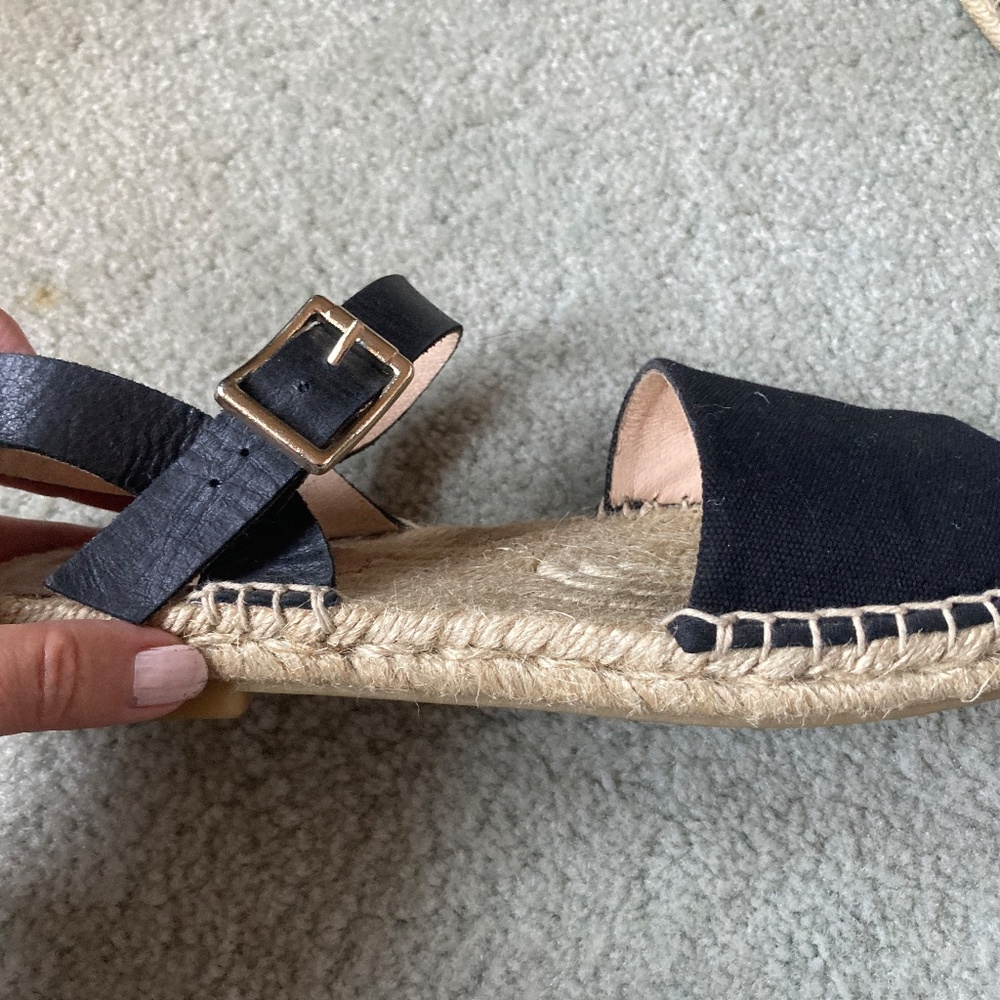 J. Crew Made-in-Spain Ankle-Strap Espadrilles in Leather Women's 7.5 (runs big) - Picture 6 of 8